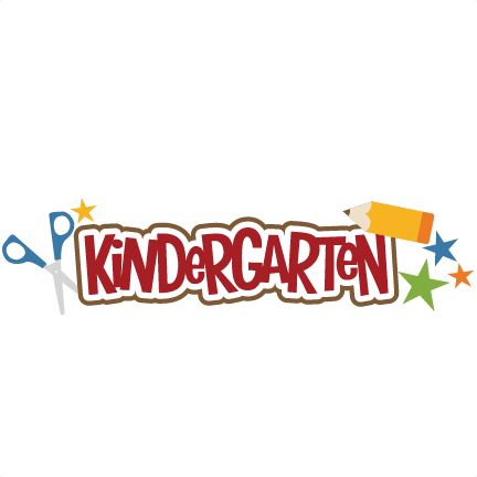 kindergarten font for word